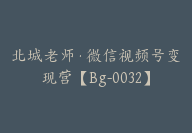 北城老师·微信视频号变现营【Bg-0032】-副业圈