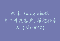 老林·Google社媒自主开发客户，深挖联系人【Ab-0052】-副业圈