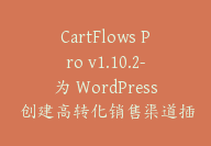 CartFlows Pro v1.10.2-为 WordPress 创建高转化销售渠道插件【G-0042】-副业圈